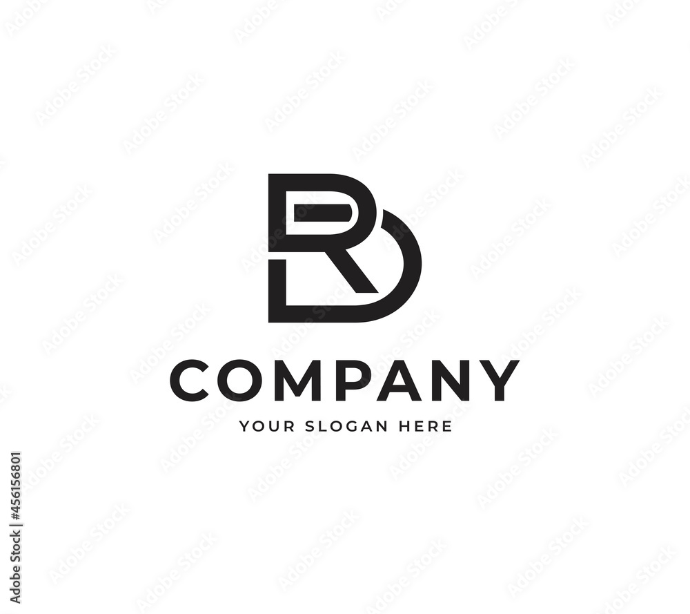 Letter RD vector logo design. Creative modern monogram logo design Letter RD vector logo design. Creative modern monogram logo design