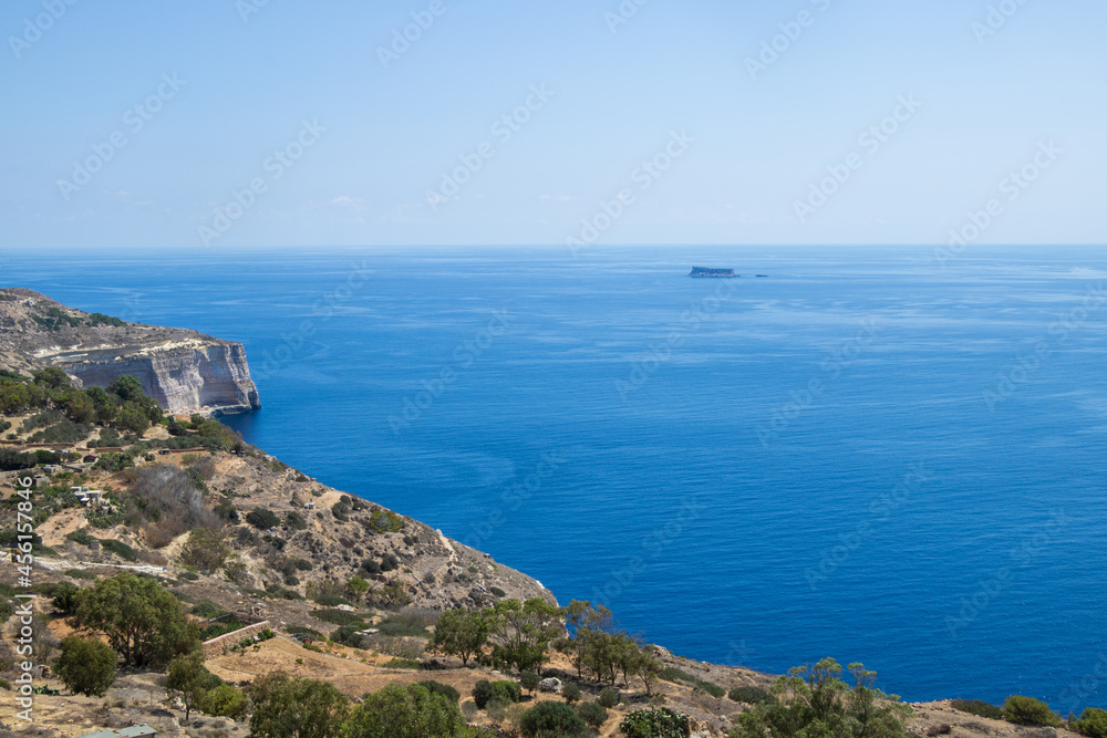Landschaft mit Dingli-Klippen auf Malta