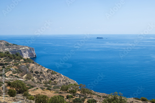 Landschaft mit Dingli-Klippen auf Malta