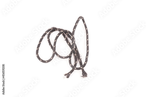 shoelaces on a white background