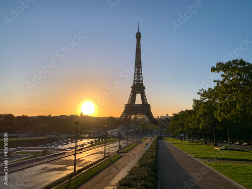 Eiffel Tower at Sunrise