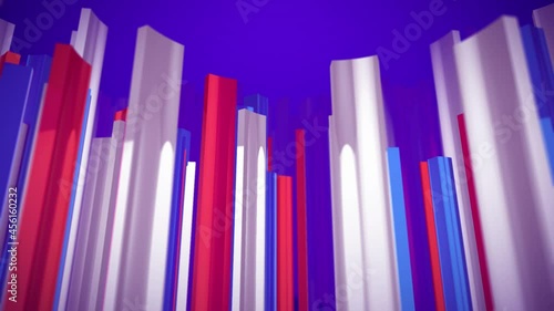 background, business, computer, design, abstract, pattern, texture, 3d, cartoon, technology, banner, construction, art, geometric, movement, block, loop, animation,  white, blue, red, rend