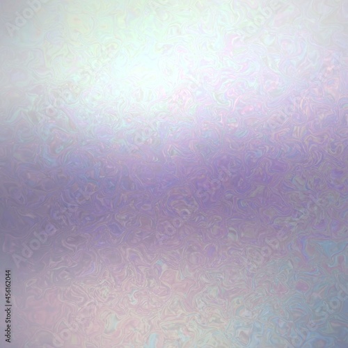 Iridescent halftone streaks gloss background with metallic effect. Abstract textured surface.