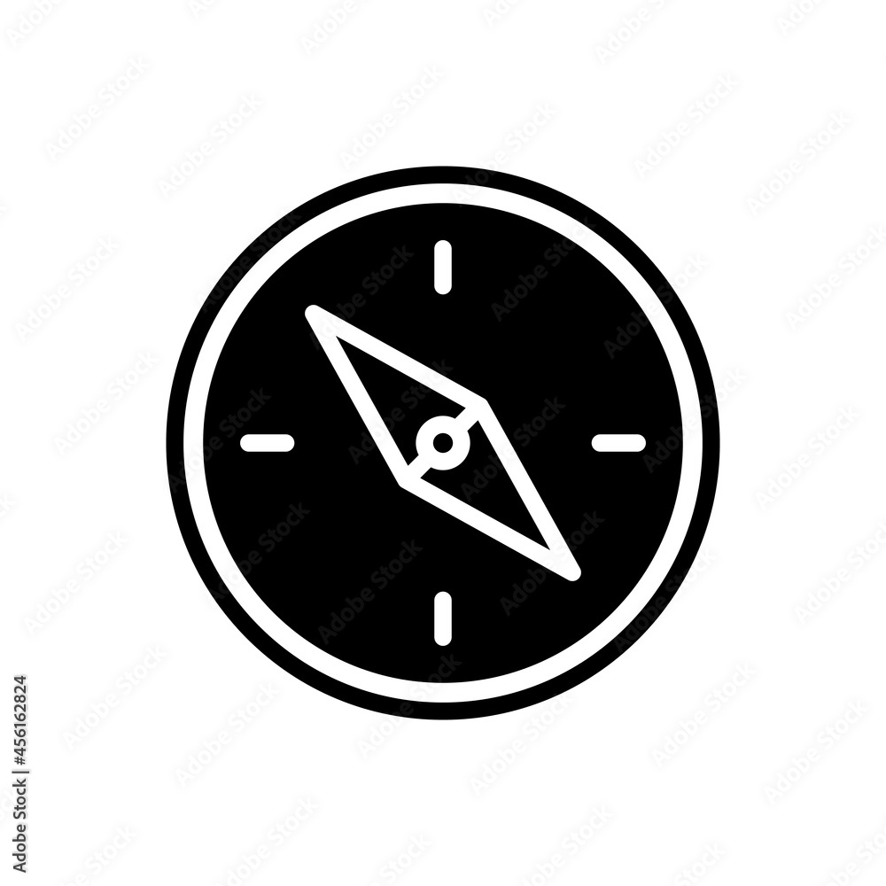 Compass Vector Icon. route illustration sign. road Symbol. Compass Vector Icon. route illustration sign. road Symbol.