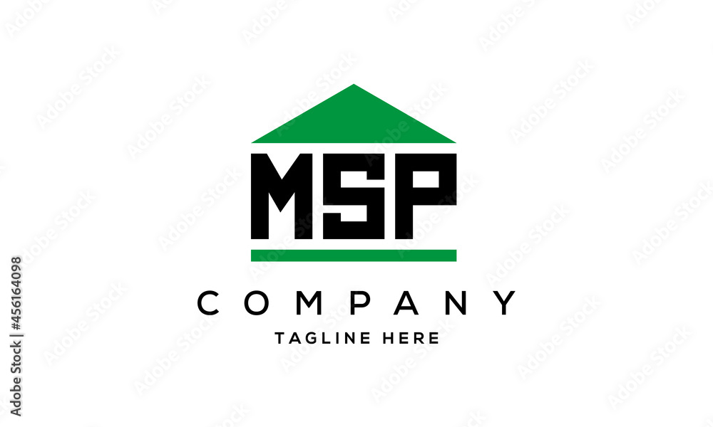 MSP creative three latter logo design MSP creative three latter logo design