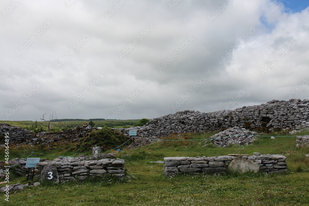 El fuerte de Caherconnell, Irlanda. Asentamiento arqueológico que data del año 500.