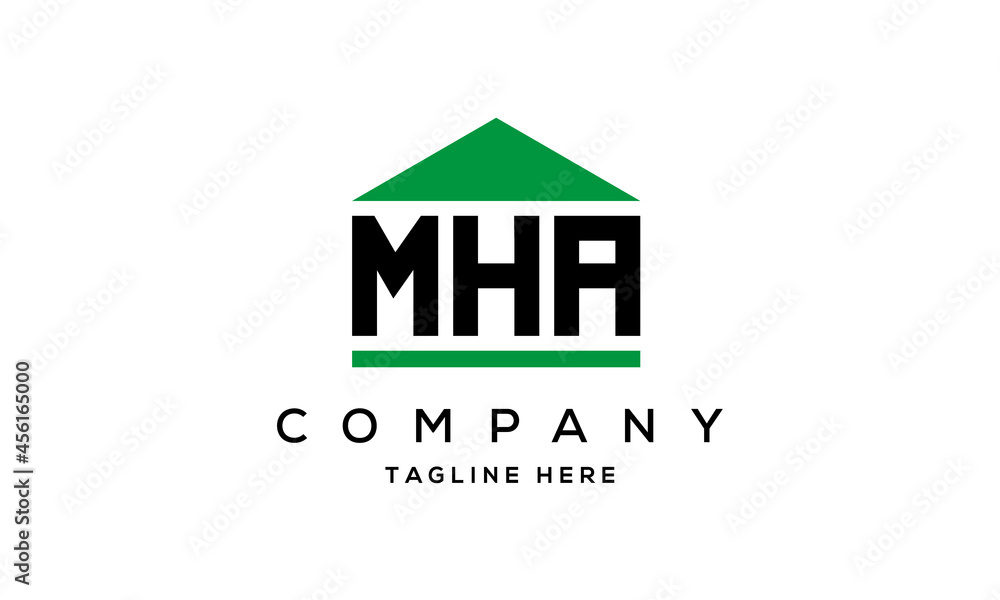 MHA creative three latter logo design MHA creative three latter logo design