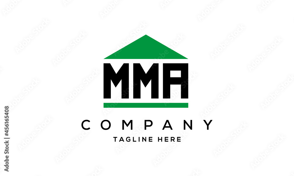 MMA creative three latter logo design