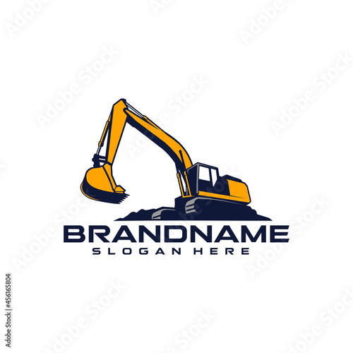 excavator logo template