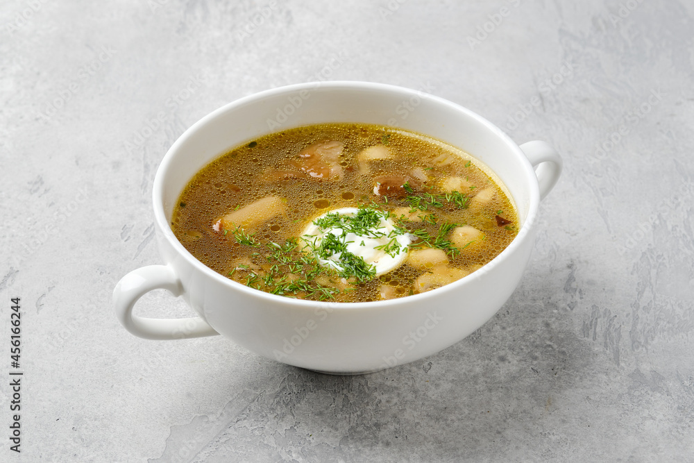 Mushrooms and potato soup Mushrooms and potato soup