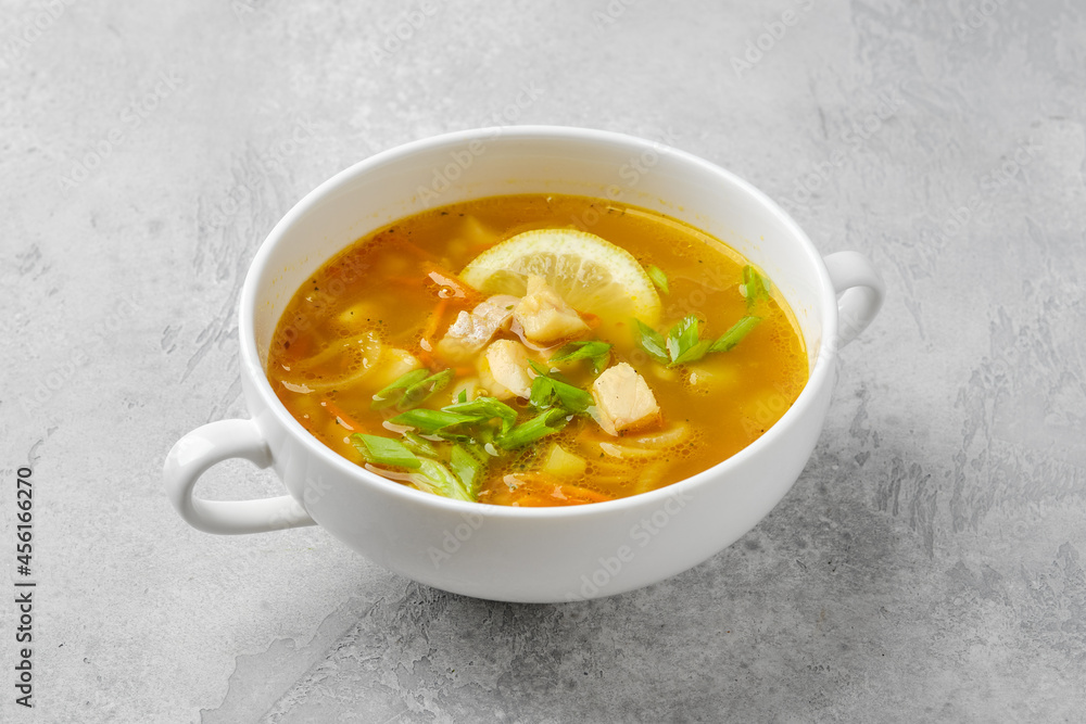 Vegetable and fish soup Vegetable and fish soup