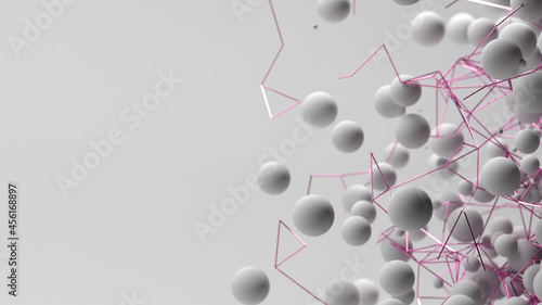 Εκτύπωση καμβά Abstract 3D illustration