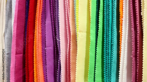 fabrics made of different materials, shades and colors for the production of clothing