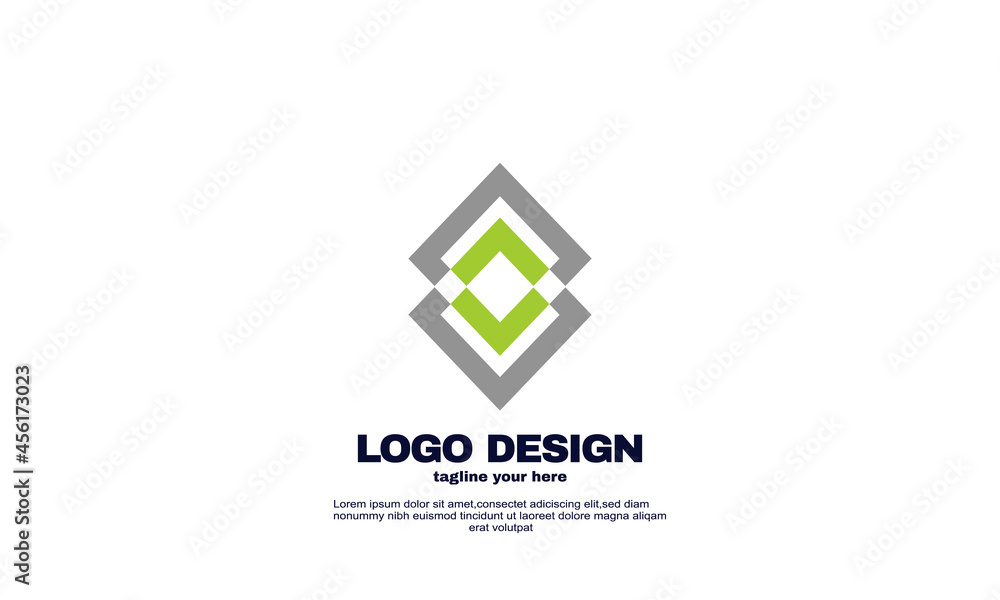 abstract creative elements your company business corporate unique logo design colorful