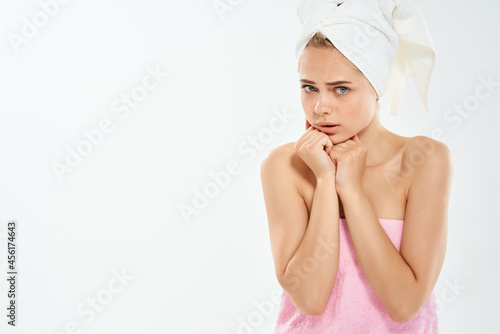 pretty woman bare shoulders acne treatment dermatology discontent