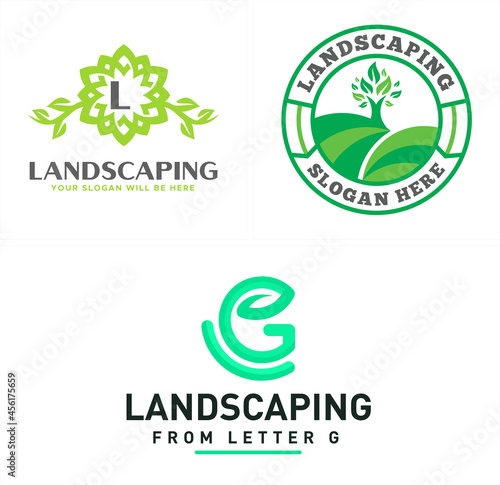 Landscape Badge Logo Design