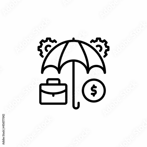 Business  Insurance icon in vector. Logotype