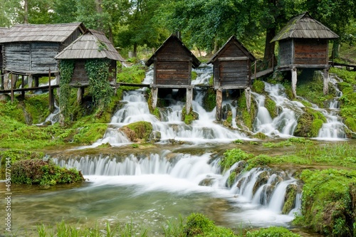 old mills on the river