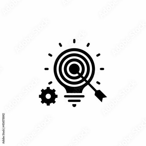 Define The Goal icon in vector. Logotype