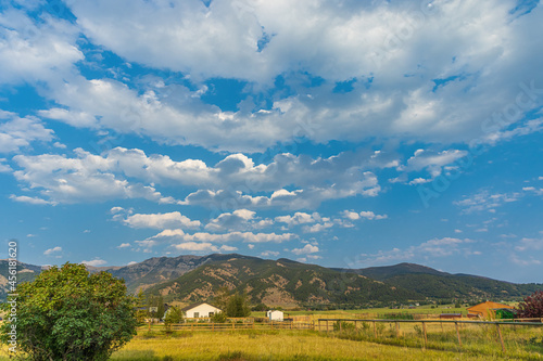 The hills of Bozeman, Montana photo