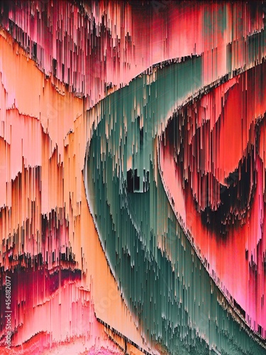 Graphical Abstract Geometric Painting Art Background Texture,Modern Conceptual 3D Rendering,3D Illustration for Creative Graphic Design