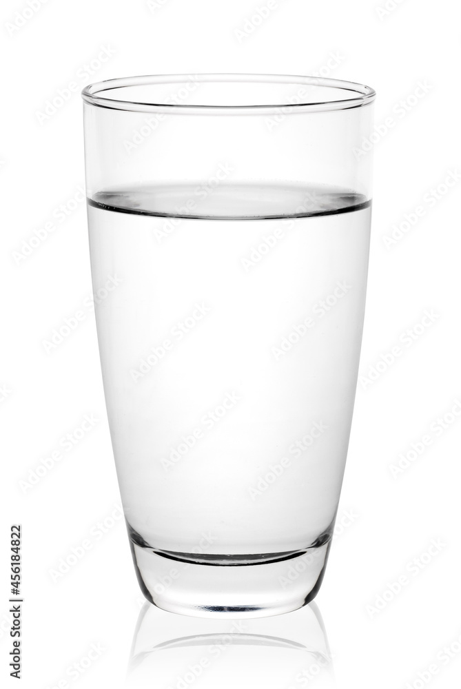 Drinking water in a clear white glass gives a feeling of purity and purity. Drinking water in a clear white glass gives a feeling of purity and purity.