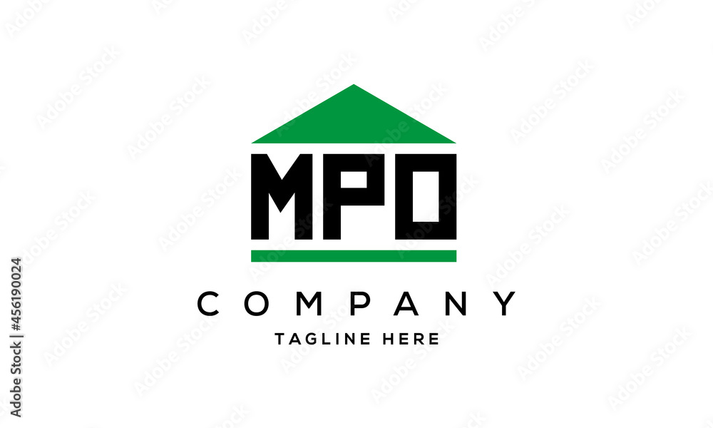 MPO creative three latter logo design
