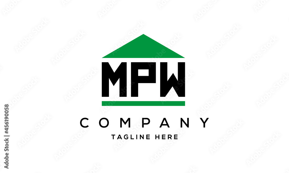 MPW creative three latter logo design