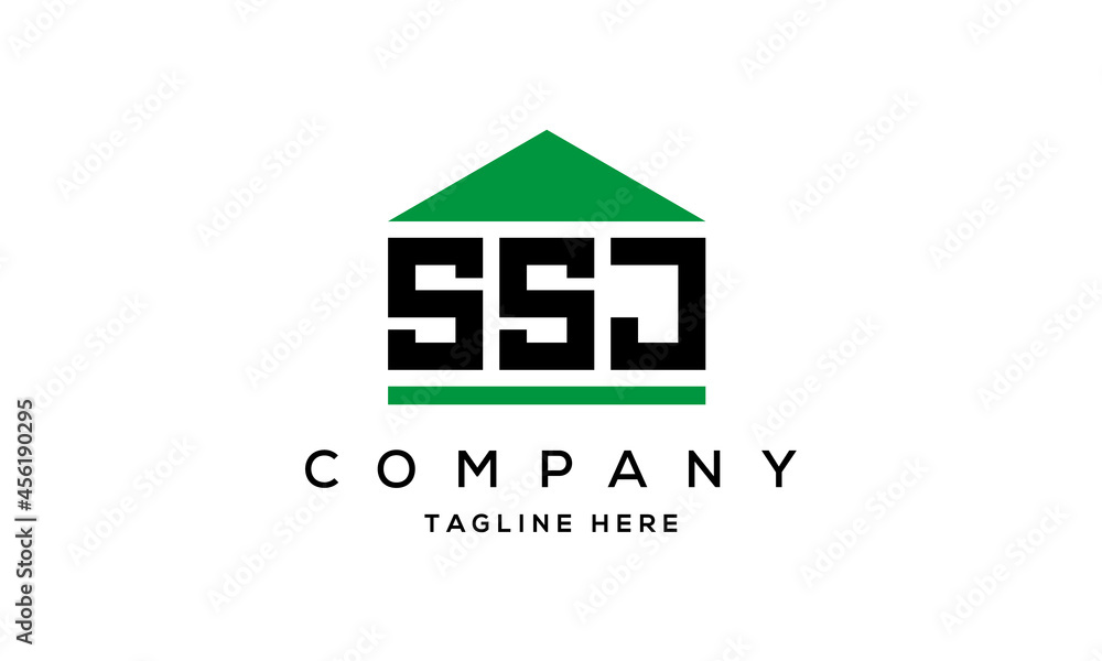 SSJ creative three latter logo design SSJ creative three latter logo design