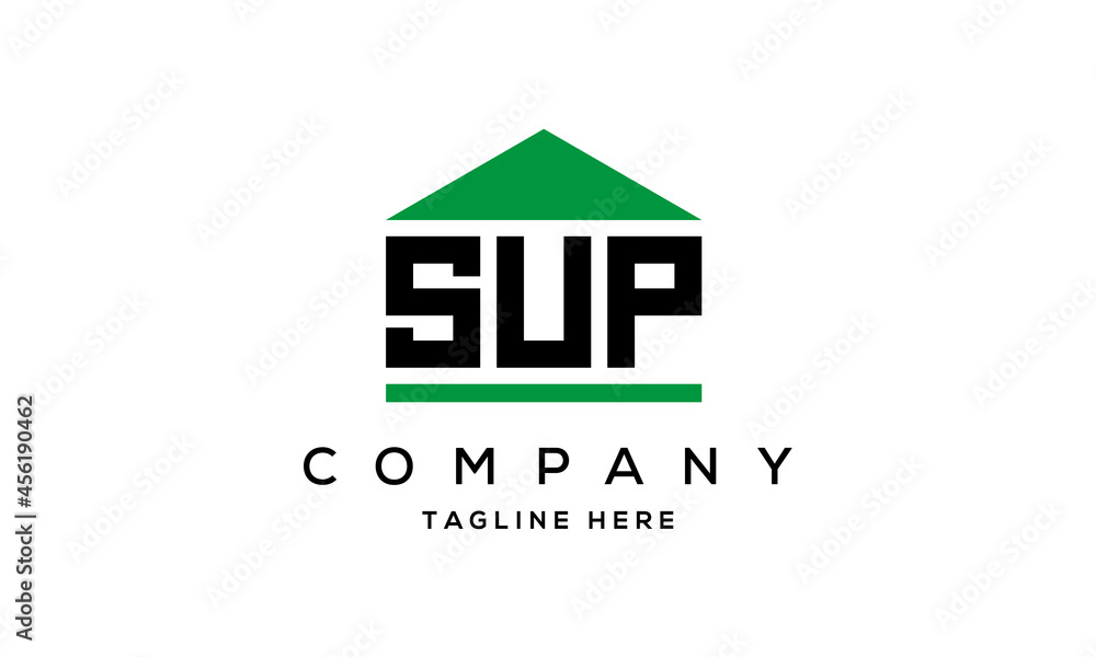 SUP creative three latter logo design SUP creative three latter logo design