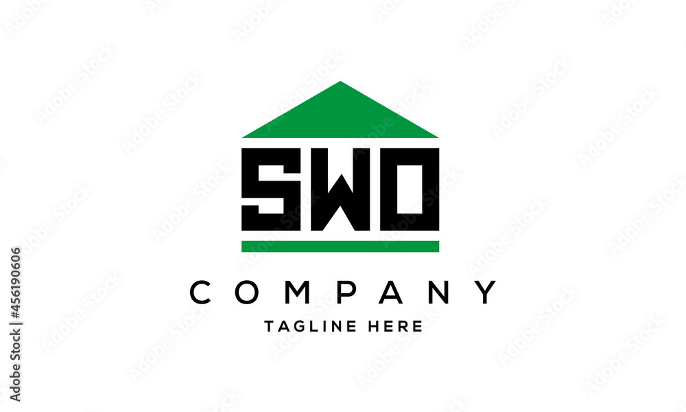 SWO creative three latter logo design SWO creative three latter logo design