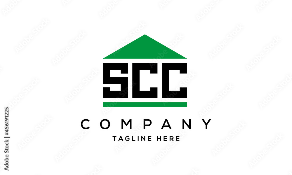SCC creative three latter logo design SCC creative three latter logo design