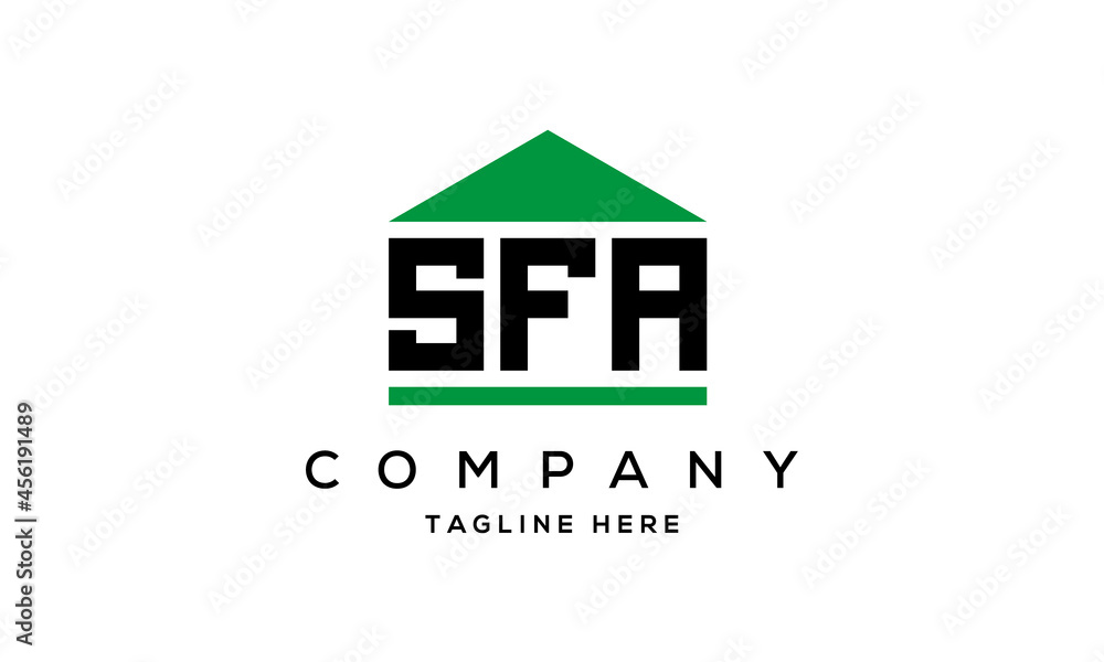 SFA creative three latter logo design SFA creative three latter logo design