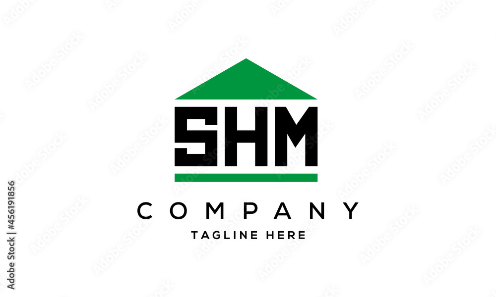 SHM creative three latter logo design SHM creative three latter logo design