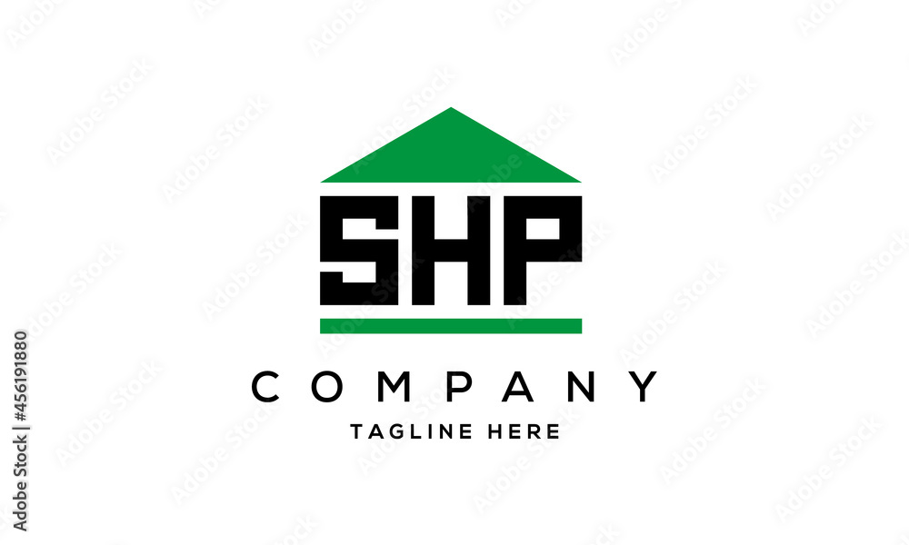 SHP creative three latter logo design SHP creative three latter logo design