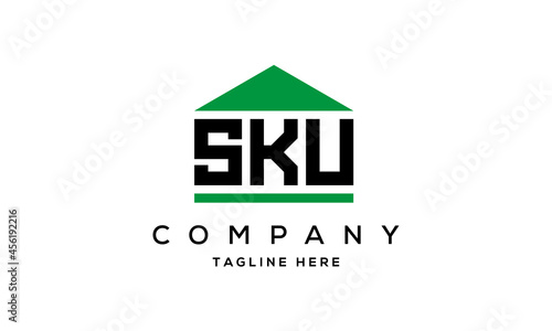 SKU creative three latter logo design