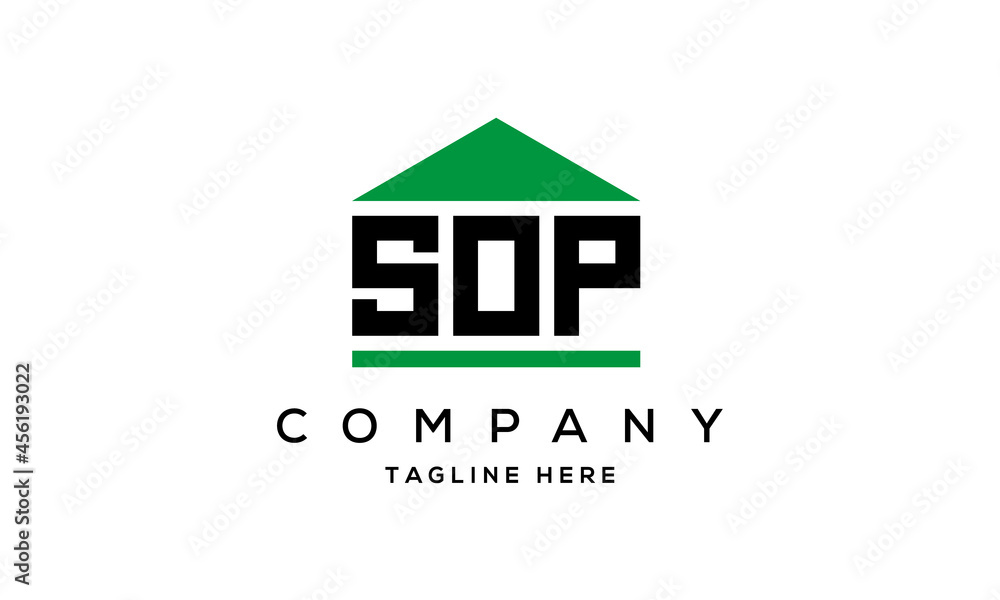 SOP creative three latter logo design SOP creative three latter logo design