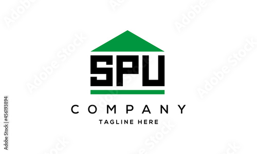 SPU creative three latter logo design