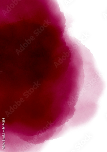 Dark burgundy, wine color watercolor background. Dark red luxury background.