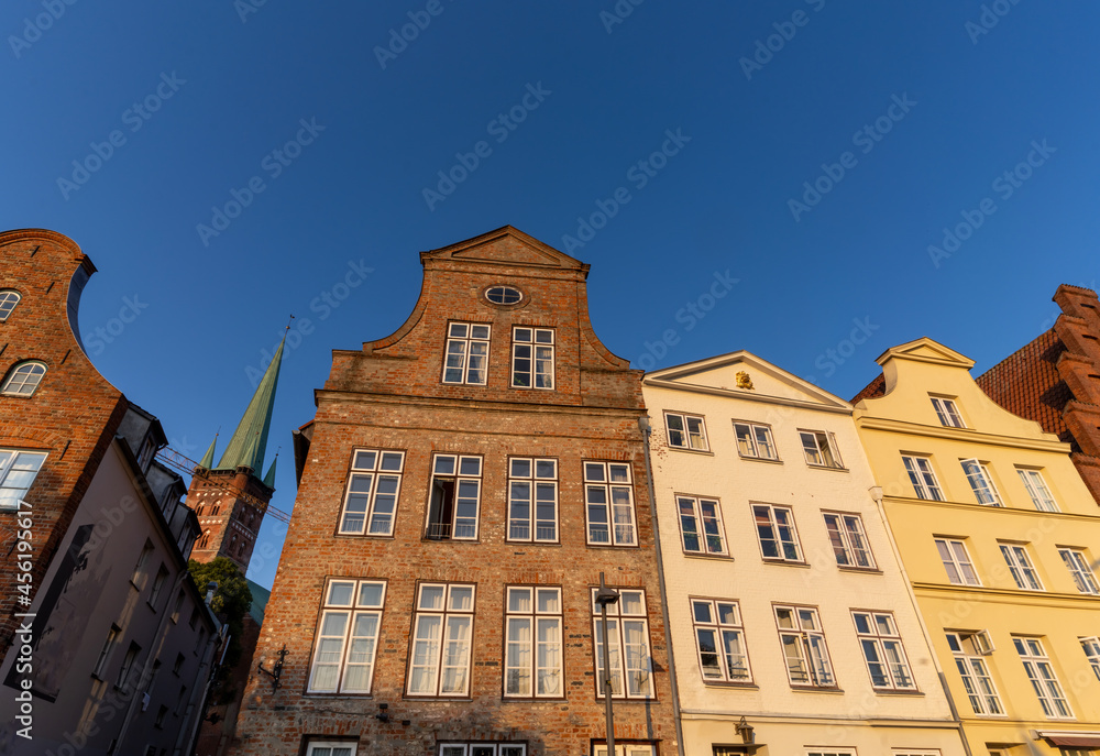 The old city center of the Hanseatic City of Lübeck (Hansestadt Lübeck), Northern Germany. Cradle and de facto capital of the Hanseatic League. A UNESCO World Heritage Site.