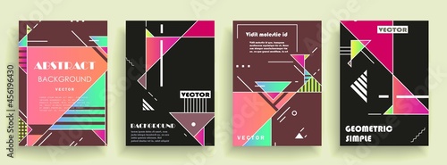 Modern abstract covers set, Modern colorful wave liquid flow poster. Cool gradient shapes composition, vector covers design.	