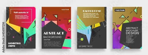 Modern abstract covers set, Modern colorful wave liquid flow poster. Cool gradient shapes composition, vector covers design.	