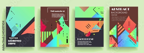 Modern abstract covers set, Modern colorful wave liquid flow poster. Cool gradient shapes composition, vector covers design.	