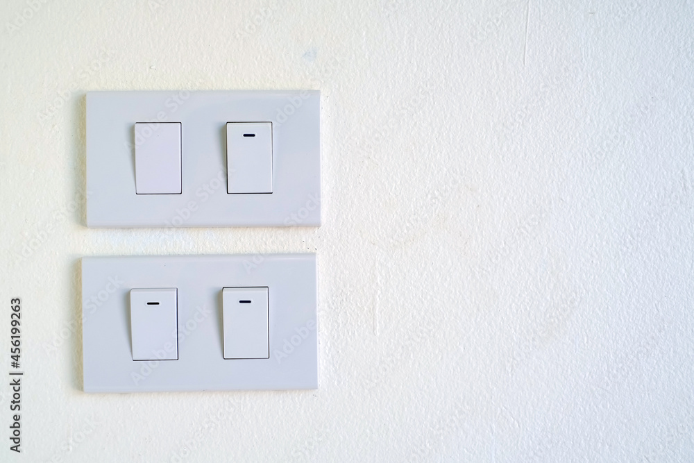 Power light switch in the wall Power light switch in the wall
