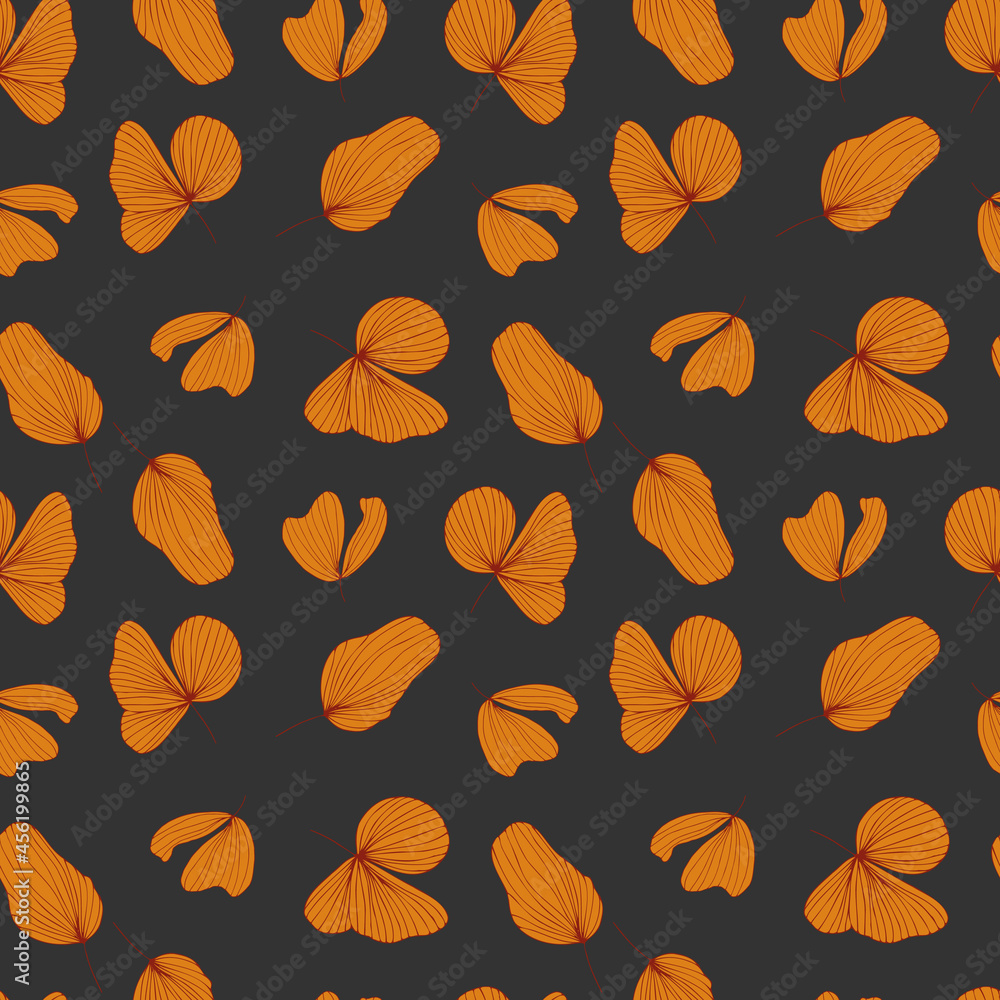 autumn leaves vector seamless pattern. background for fabrics, prints, packaging and postcards autumn leaves vector seamless pattern. background for fabrics, prints, packaging and postcards