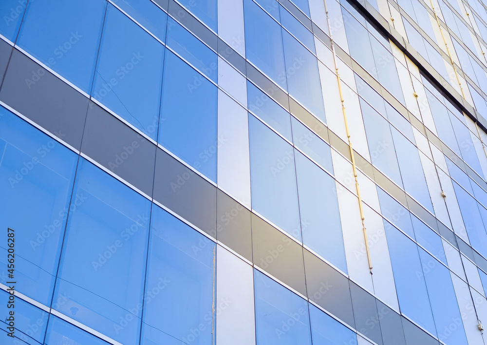 Glass buildings windows wall Glass buildings windows wall