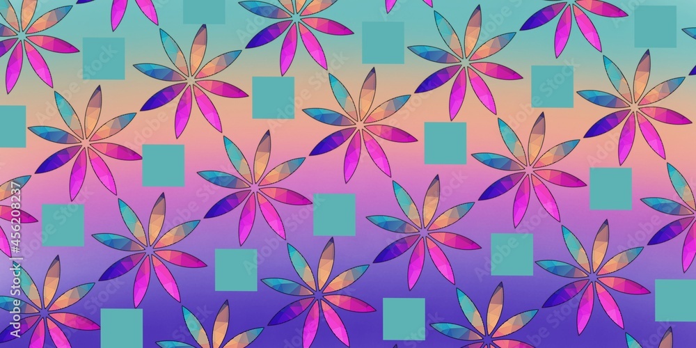 flower nature beautiful art natural circle triangle geometric background wall paper leaf green pink blue yellow red abstract pattern template background flower nature beautiful art natural circle triangle geometric background wall paper leaf green pink blue yellow red abstract pattern template background