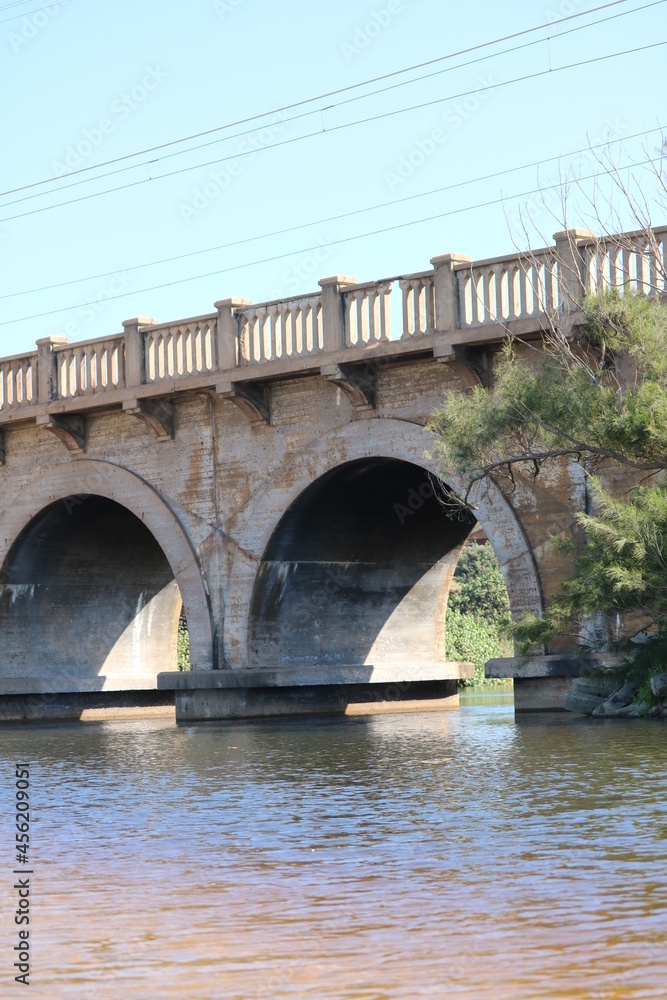 bridge over the river