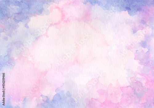 Pink purple pastel abstract texture background with watercolor