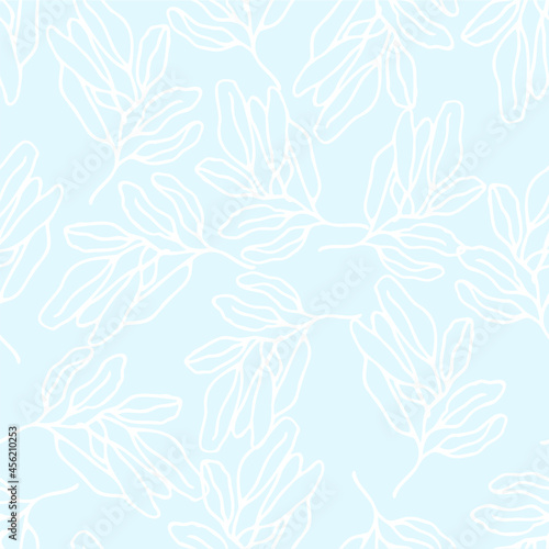 autumn leaves vector seamless pattern. background for fabrics  prints  packaging and postcards